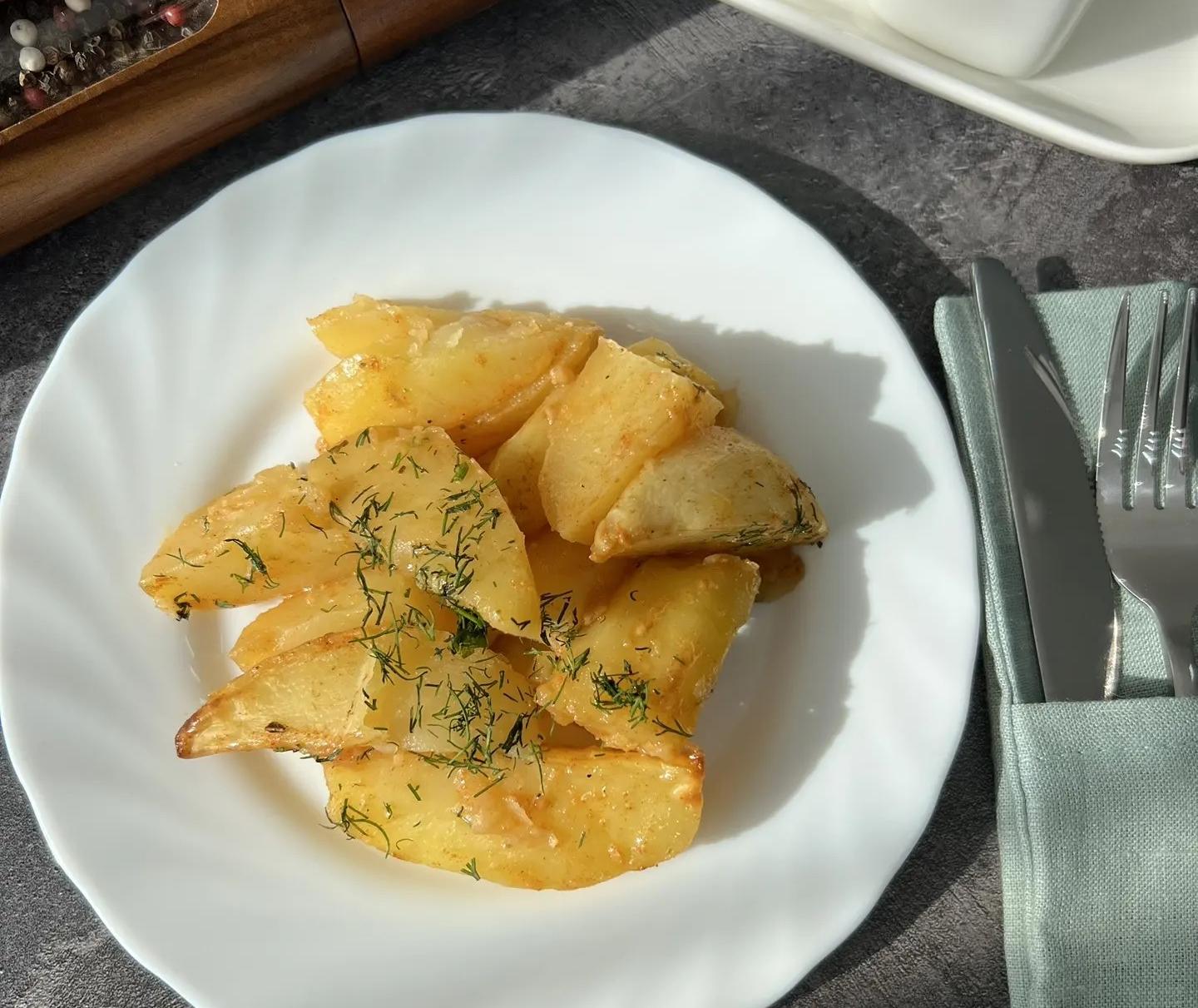 Картофель, запеченный по-деревенски
